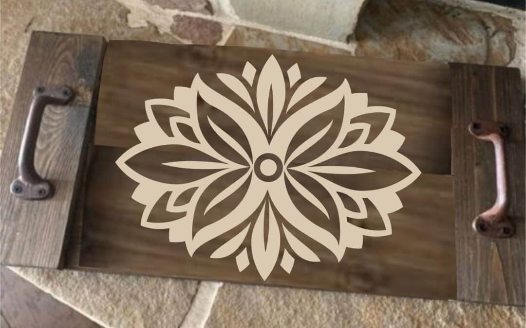 Farmhouse Tray: Flower