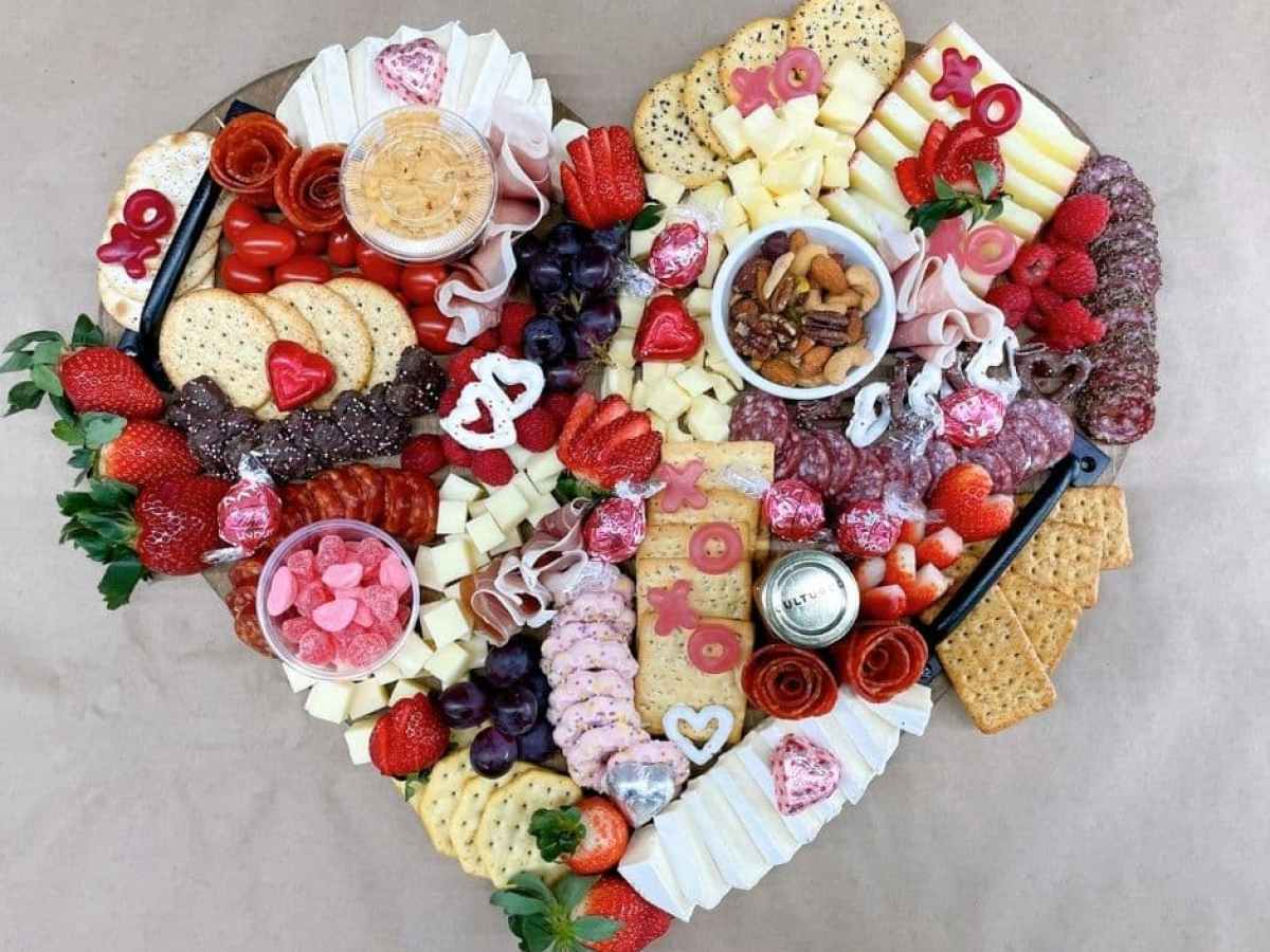 a table topped with different types of food