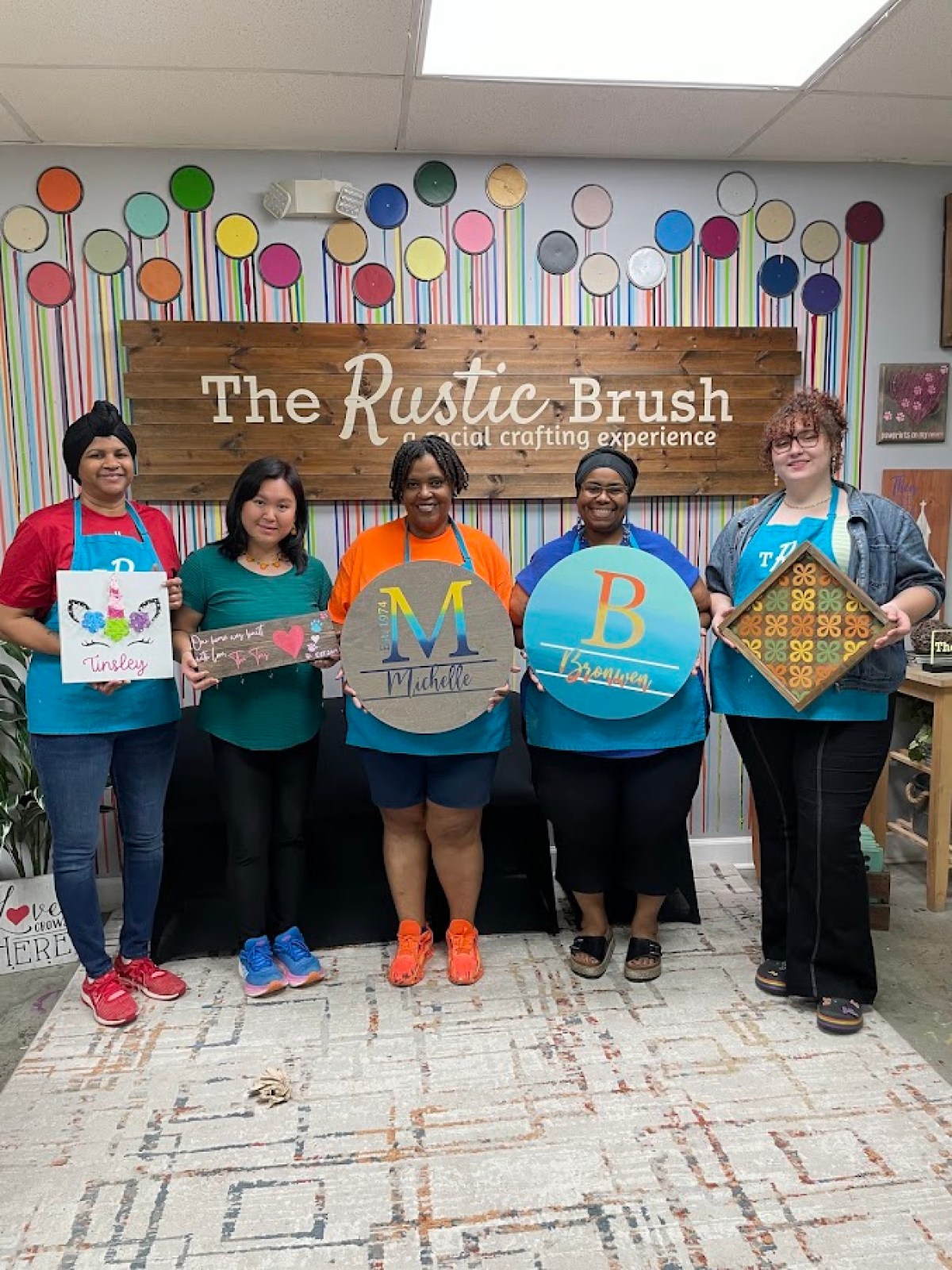 a group of people posing for a photo