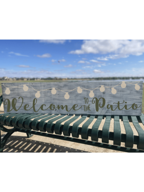 a close up of a bench