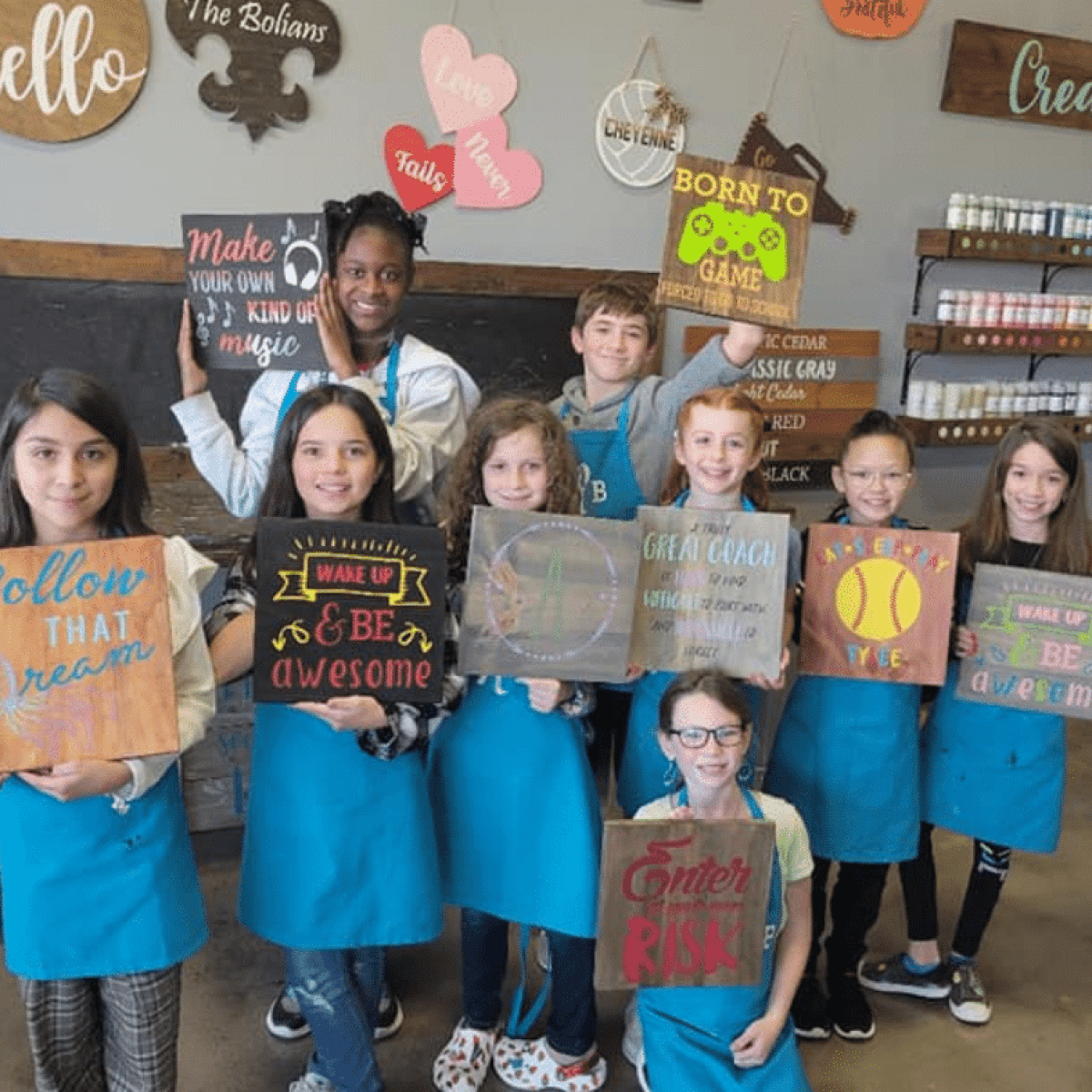 a group of people posing for a photo