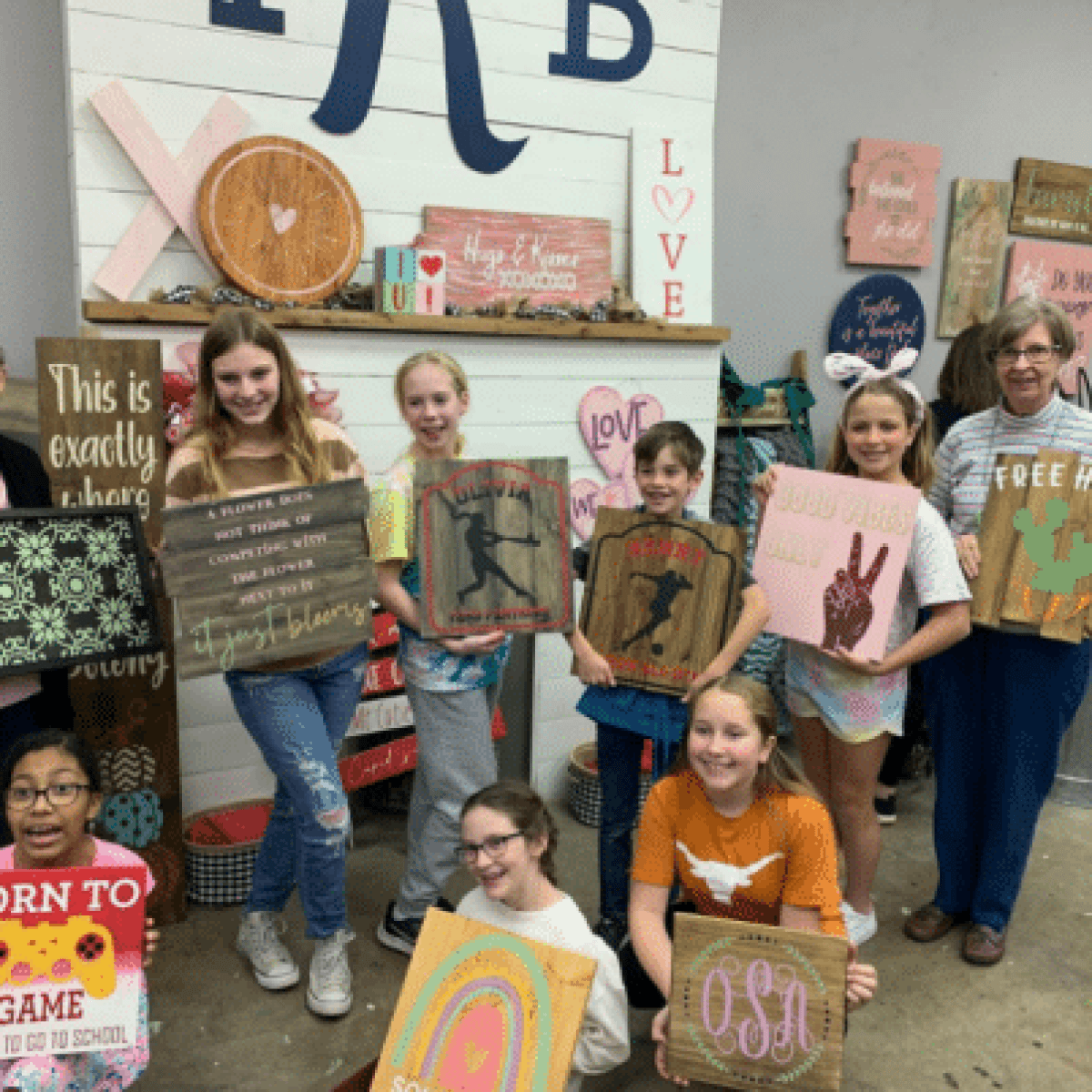 a group of people posing for a photo