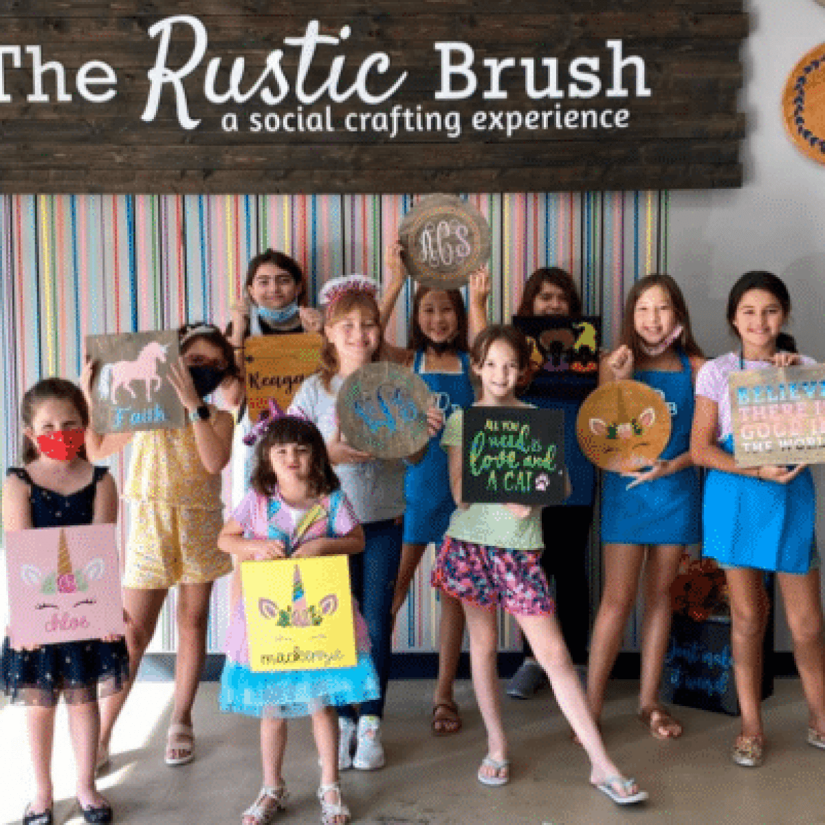 a group of people posing for a photo