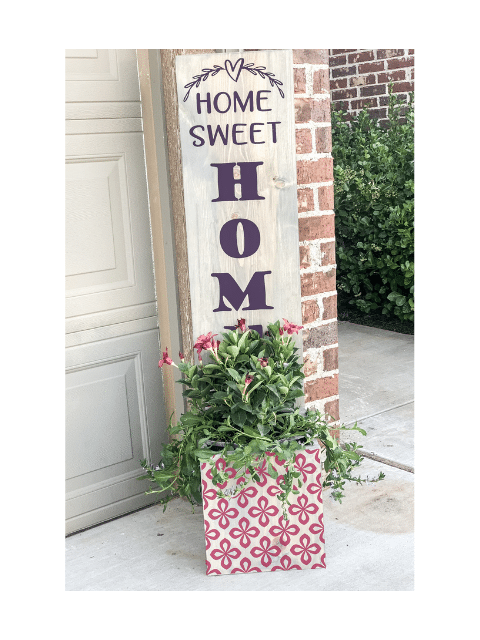 a sign in front of a brick building