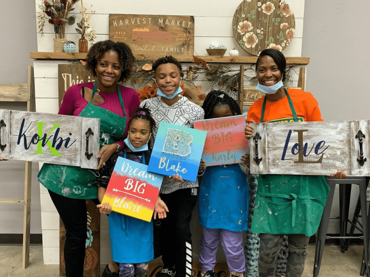 a group of people posing for the camera