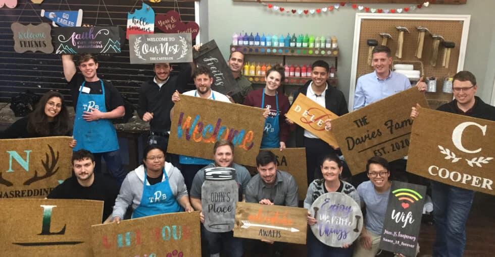 a group of people posing for the camera